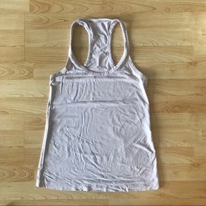 lululemon athletica cotton racerback tank pink 8